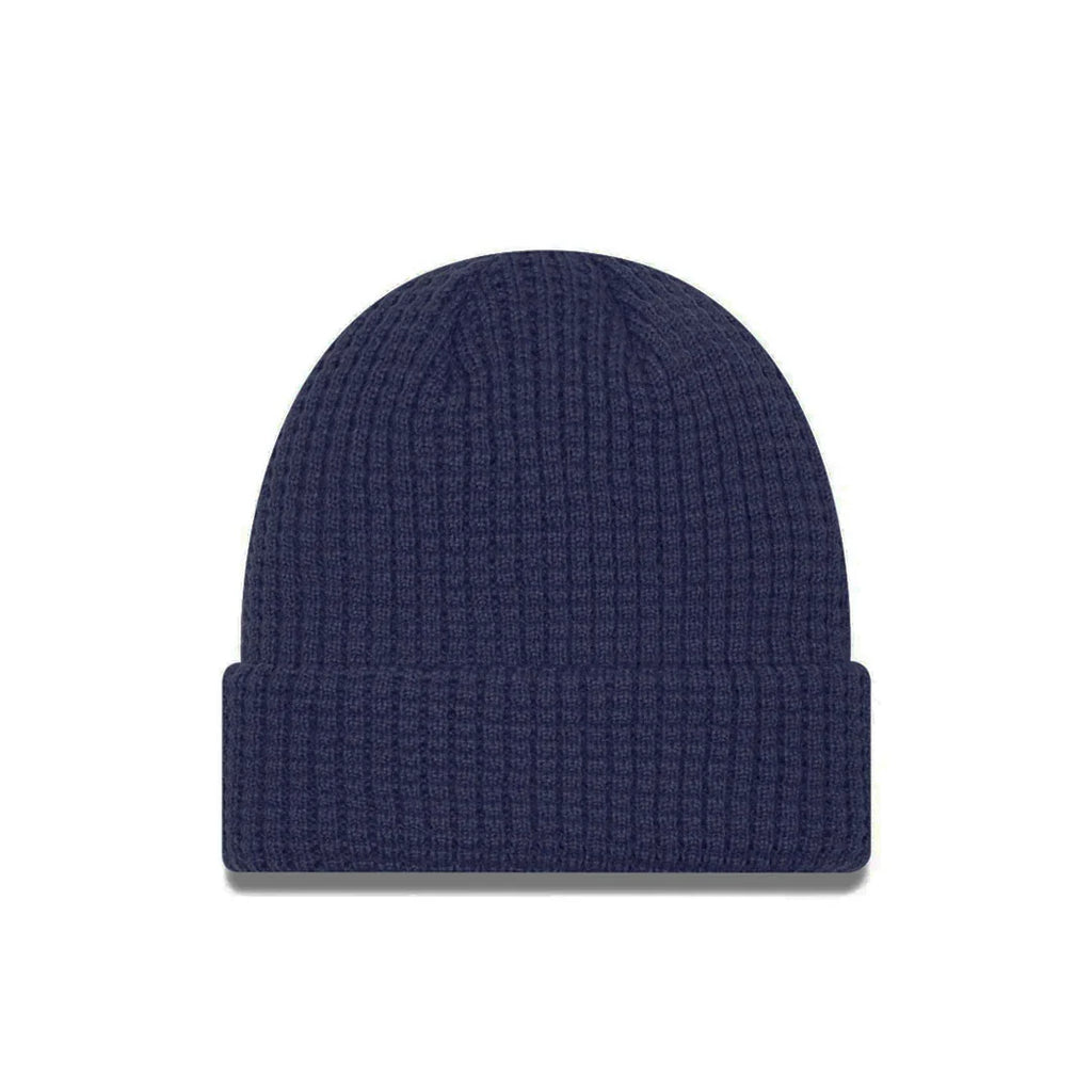 Montreal Canadiens NHL New Era Men Navy Waffle Beanie Knit Hat product image 2, provided for visual reference and product