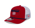 Montreal Canadiens NHL New Era Men Red 9Seventy Cord Snapback Hat product image 1, provided for visual reference and product