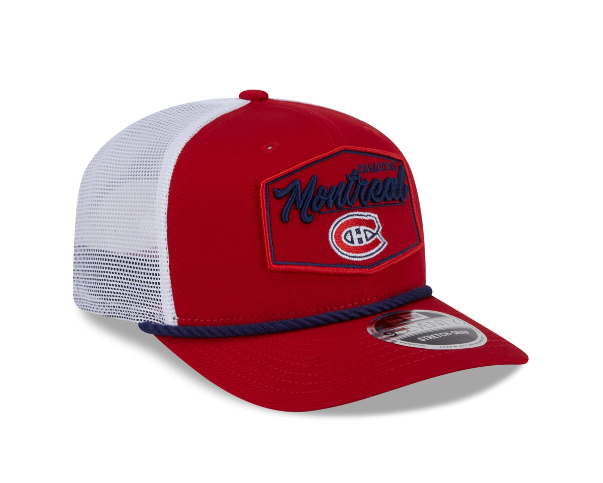 Montreal Canadiens NHL New Era Men Red 9Seventy Cord Snapback Hat product image 4, provided for visual reference and product