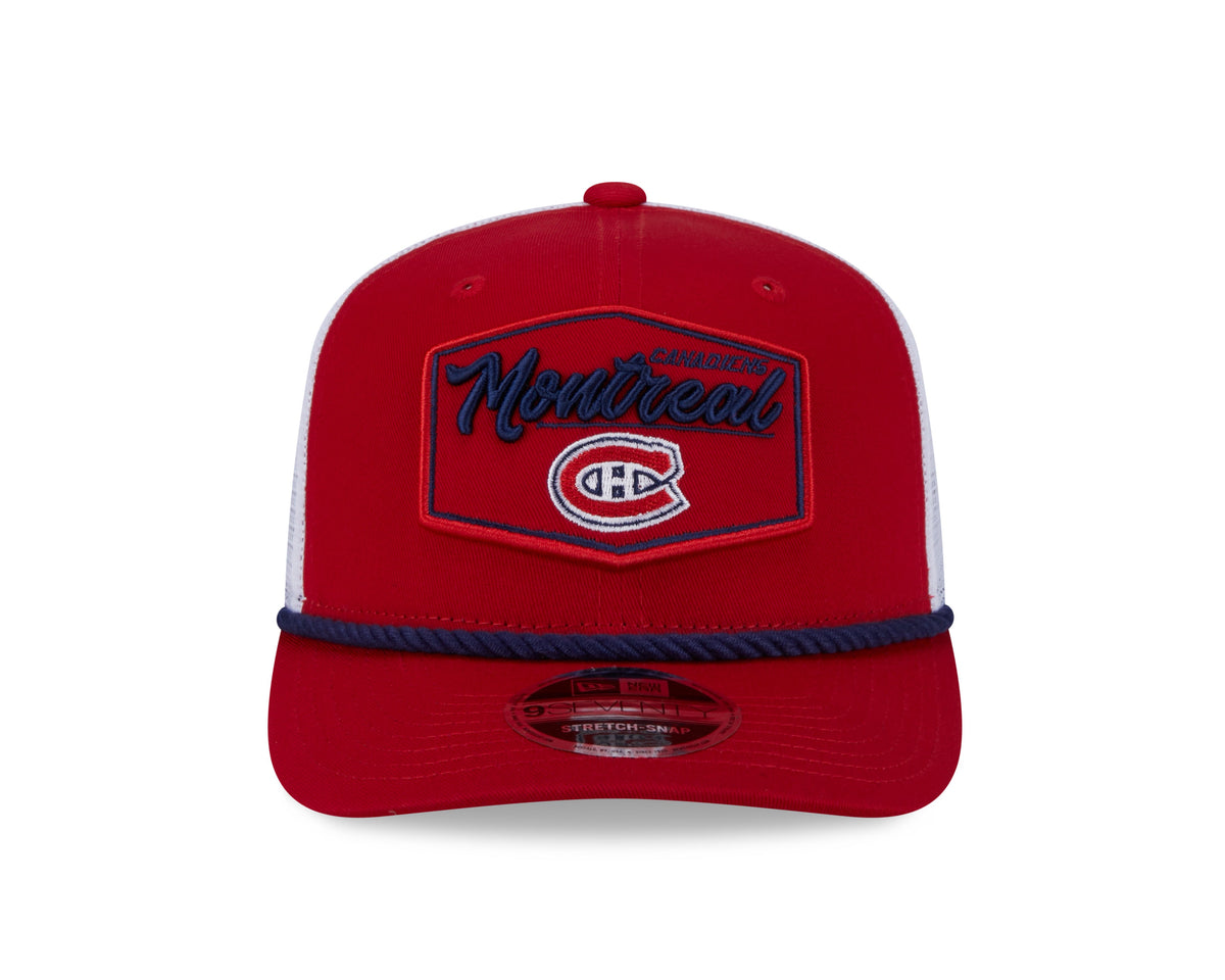 Montreal Canadiens NHL New Era Men Red 9Seventy Cord Snapback Hat product image 3, provided for visual reference and product