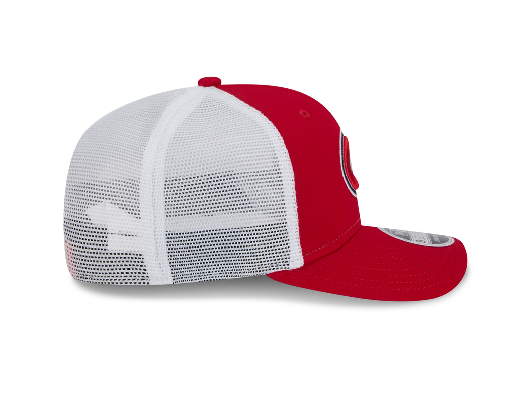 Montreal Canadiens NHL New Era Men Red 9Seventy Trucker Snapback Hat product image 6, provided for visual reference and