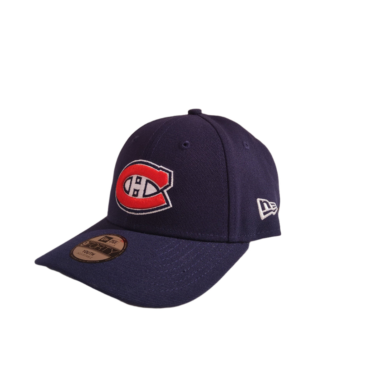 Montreal Canadiens NHL New Era Youth Navy 9Forty Adjustable Hat product image 1, provided for visual reference and product