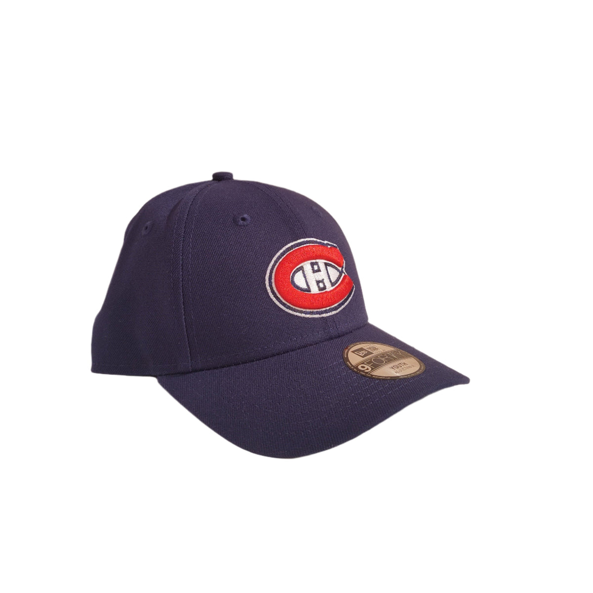 Montreal Canadiens NHL New Era Youth Navy 9Forty Adjustable Hat product image 4, provided for visual reference and product