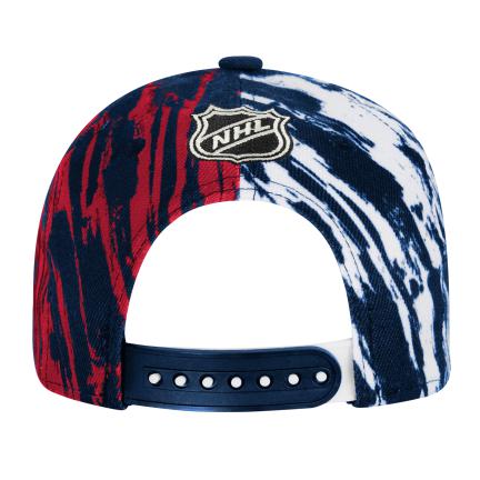 Montreal Canadiens NHL Outerstuff Youth Navy Propel Flatbrim Snapback product image 2, provided for visual reference and