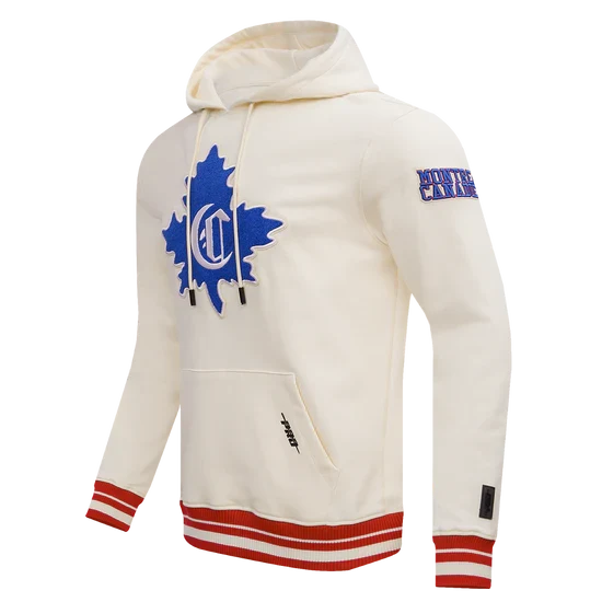 Montreal Canadiens NHL Pro Standard Men Off-White Retro Classic Pullover Hoodie product image 2, provided for visual