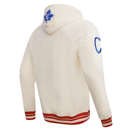 Montreal Canadiens NHL Pro Standard Men Off-White Retro Classic Pullover Hoodie product image 3, provided for visual