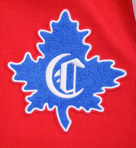 Montreal Canadiens NHL Pro Standard Men Red/White Retro Classic Rib Wool Varsity Jacket product image 6, provided for visual