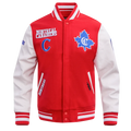 Montreal Canadiens NHL Pro Standard Men Red/White Retro Classic Rib Wool Varsity Jacket product image 1, provided for visual