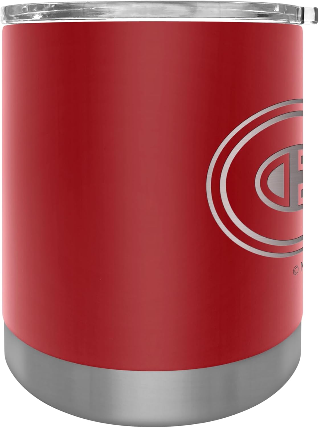 Montreal Canadiens NHL TSV Red 12oz Stainless Steel Executive Lowball Tumbler product image 5, provided for visual reference