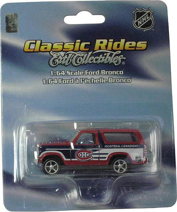 Montreal Canadiens NHL Top Dog 1:64 Ford Bronco Diecast Truck product image 1, provided for visual reference and product