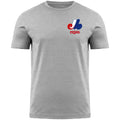 Montreal Expos MLB Bulletin Men Athletic Grey Cooperstown Home Field T-Shirt product image 1, provided for visual reference