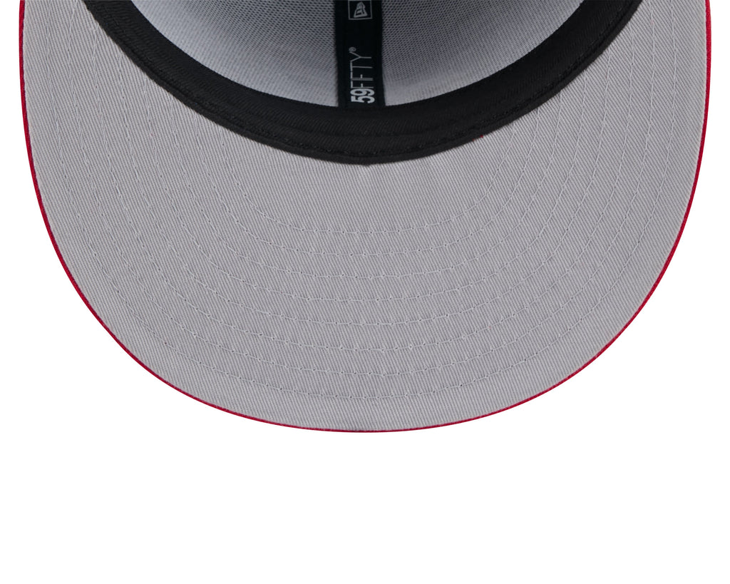 Montreal Expos MLB New Era Men Royal Blue 59Fifty Two Tone Pinstripe Fitted Hat product image 7, provided for visual