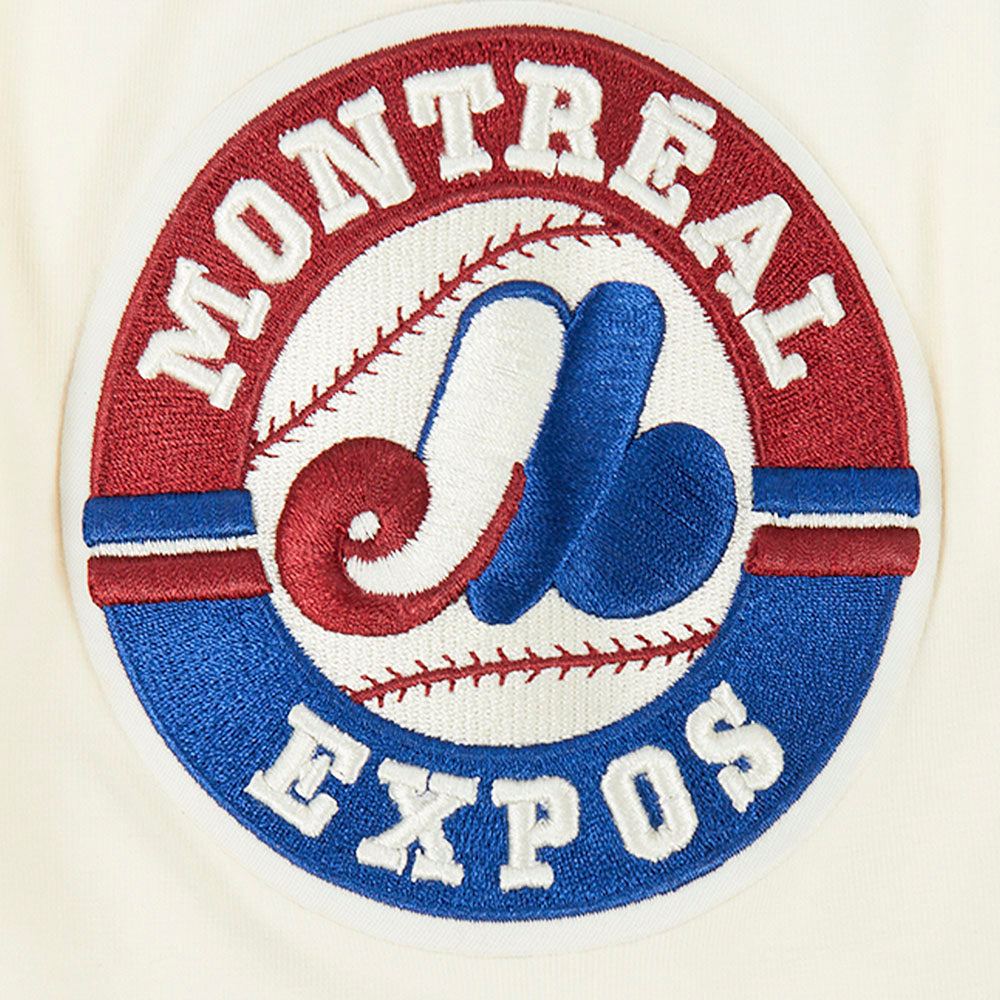Montreal Expos MLB Pro Standard Men Offwhite Modern Originals Cooperstown Ringer T-Shirt product image 5, provided for