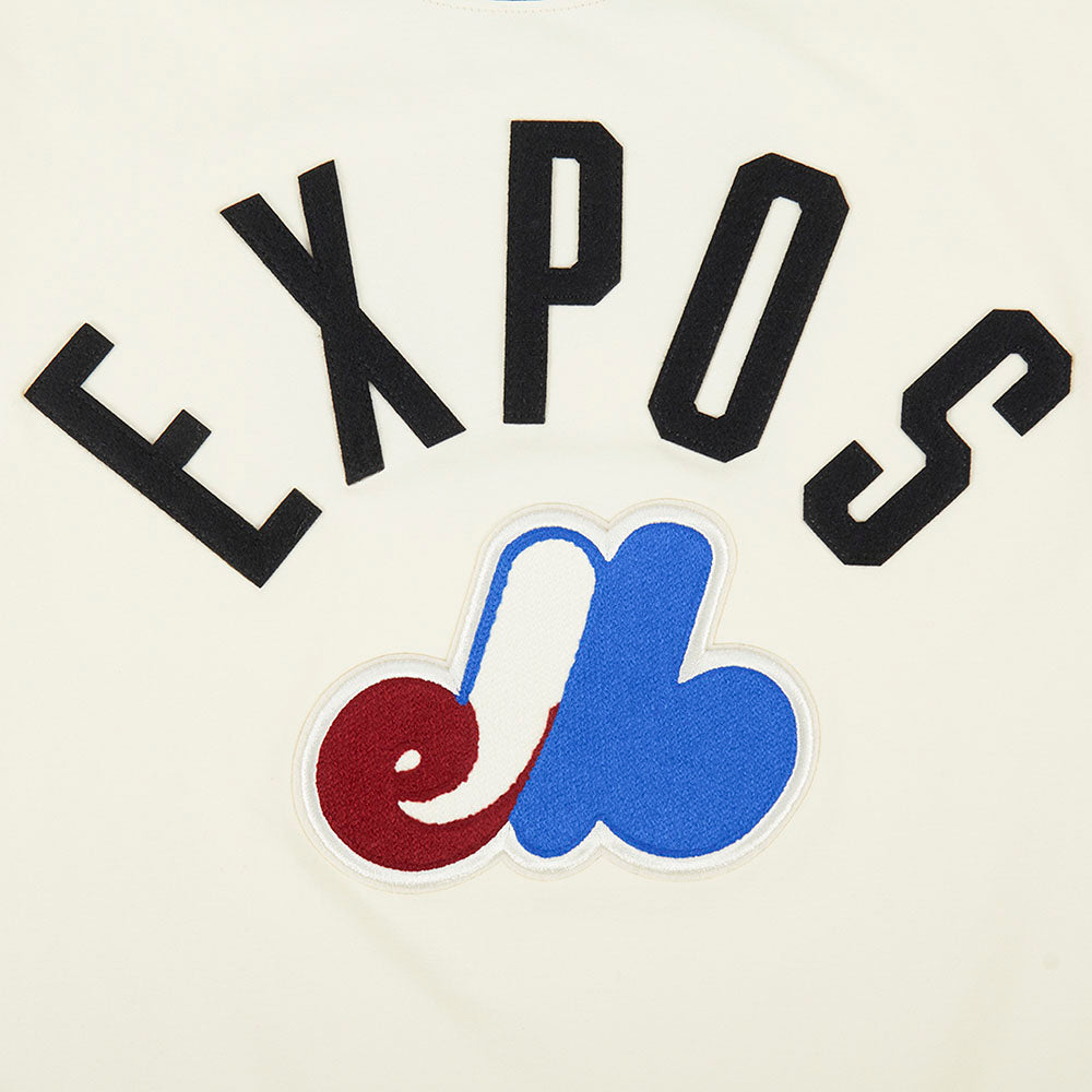 Montreal Expos MLB Pro Standard Men Offwhite Modern Originals Cooperstown Ringer T-Shirt product image 7, provided for