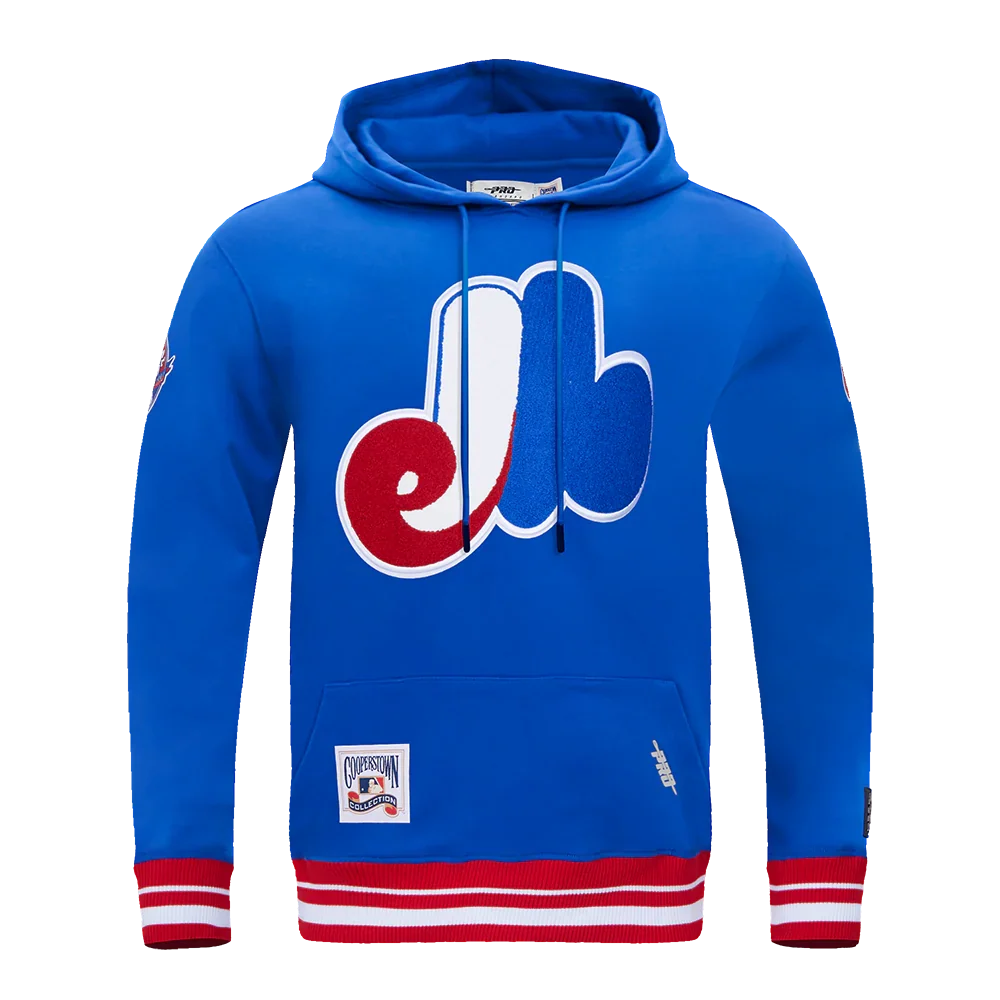 Montreal Expos MLB Pro Standard Men Royal Blue Cooperstown Retro Classic Pullover Hoodie product image 1, provided for
