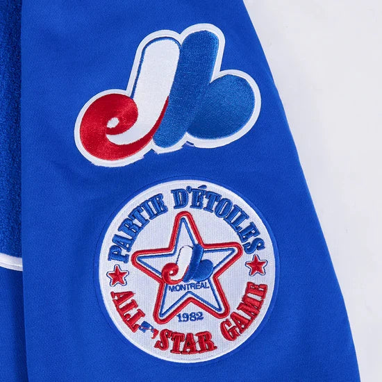 Montreal Expos MLB Pro Standard Men Royal Blue Cooperstown Retro Classic Pullover Hoodie product image 8, provided for