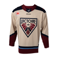 Montreal Victoire PWHL Bauer Unisex Beige 2025 Replica Away Jersey product image 1, provided for visual reference and