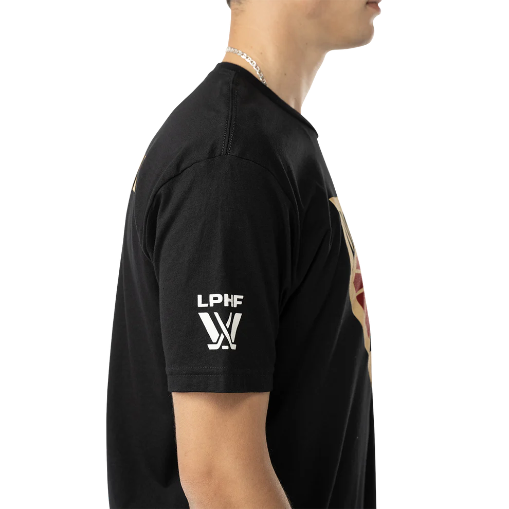 Montreal Victoire PWHL Bauer Unisex Black Graphic Logo T-Shirt product image 3, provided for visual reference and product