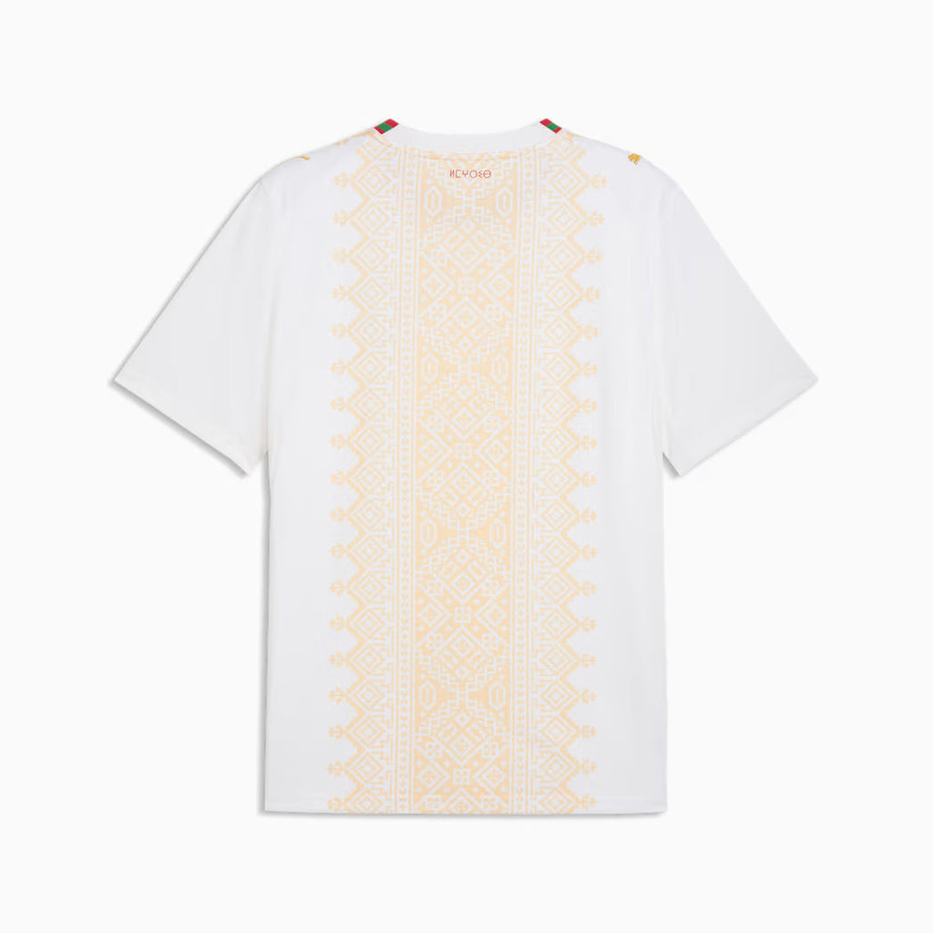 Morocco National Team FIFA Puma Men White 2026 Away Replica Jersey product image 2, provided for visual reference and