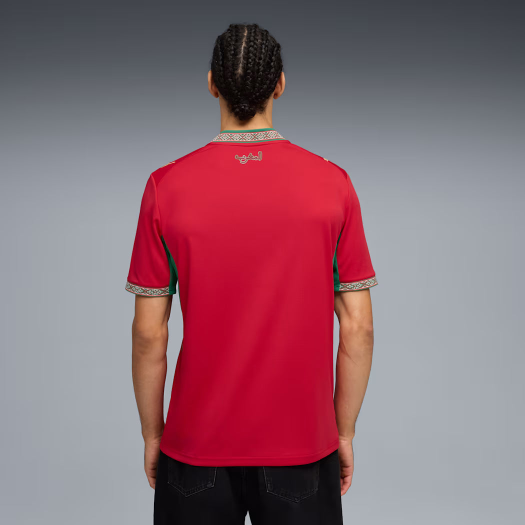 Morocco National Team FIFA Puma Men Red 2026 Home Replica Jersey product image 6, provided for visual reference and product