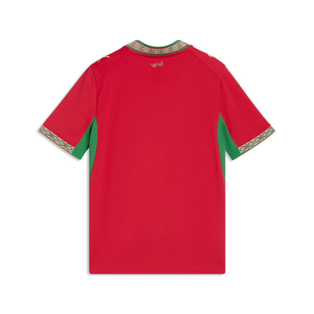 Morocco National Team FIFA Puma Youth Red 2026 Home Replica Jersey product image 2, provided for visual reference and