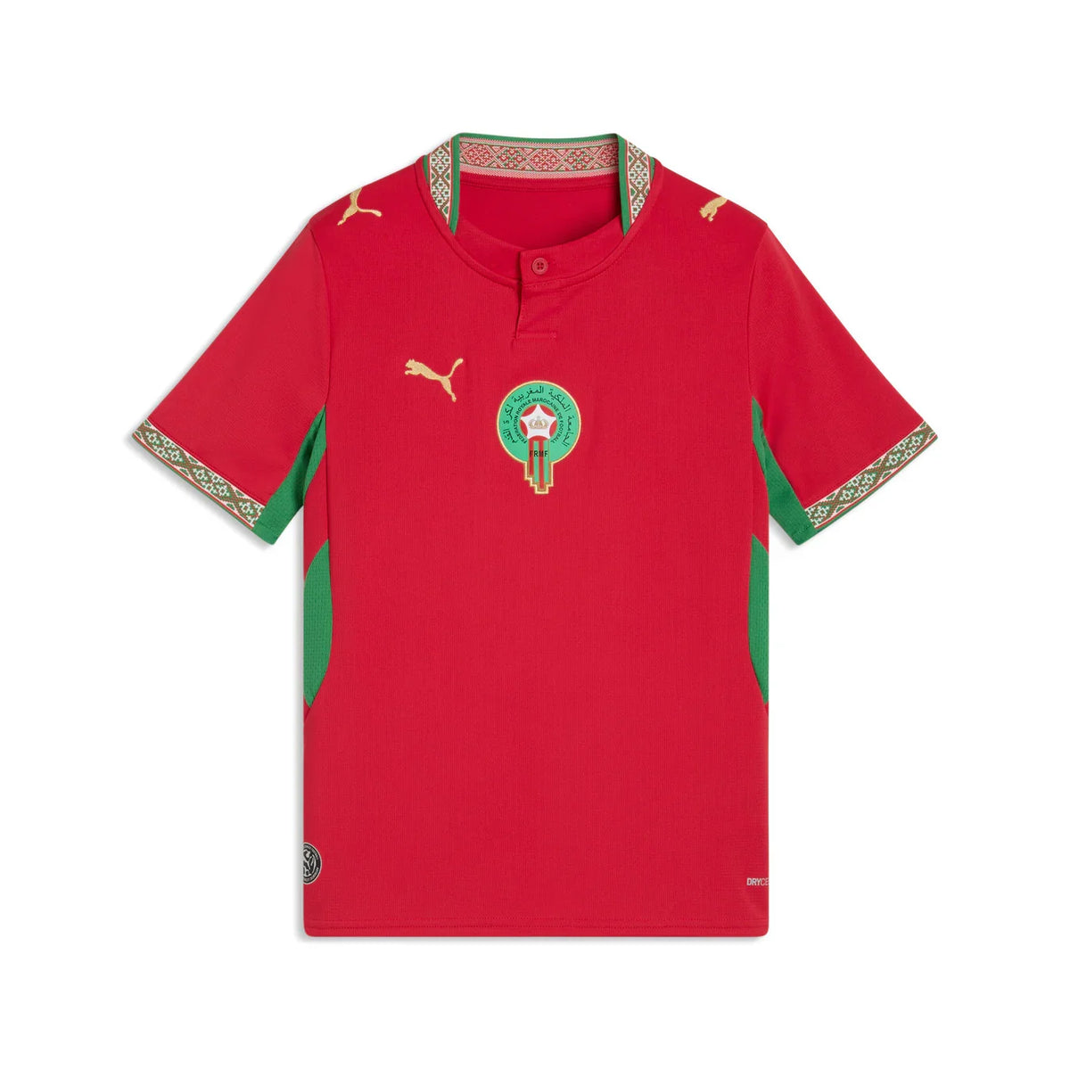 Morocco National Team FIFA Puma Youth Red 2026 Home Replica Jersey product image 1, provided for visual reference and