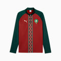 Morocco National Team FIFA Puma Men Red 1/4 Zip Long-sleeve Shirt product image 1, provided for visual reference and product