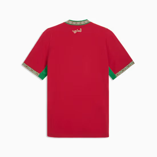 Morocco National Team FIFA Puma Men Red 2026 Home Authentic Jersey product image 2, provided for visual reference and