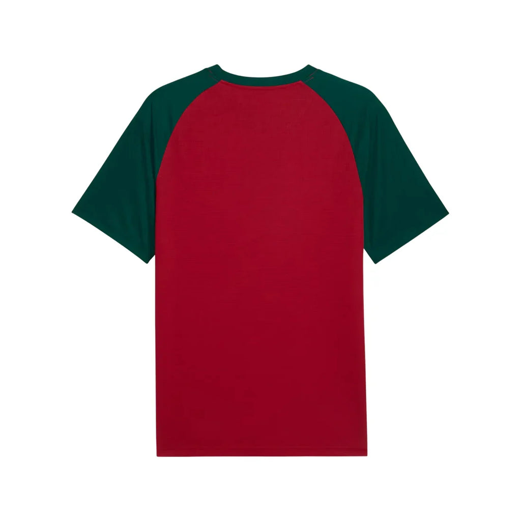 Morocco National Team FIFA Puma Red/Green 2026 Pre-Match Jersey product image 2, provided for visual reference and product