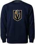 Las Vegas Golden Knights NHL Bulletin Men Navy Twill Logo Express Crew Sweater product image 1, provided for visual