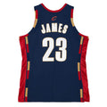 Lebron James Cleveland Cavaliers NBA Mitchell & Ness Men Navy 2008-09 Hardwood Classic Authentic Jersey product image 1,