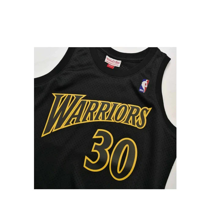 Stephen Curry Golden State Warriors NBA Mitchell & Ness Men Black Dynamic Hardwood Classics Swingman Jersey product image 4,
