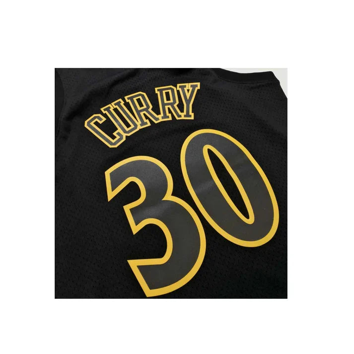 Stephen Curry Golden State Warriors NBA Mitchell & Ness Men Black Dynamic Hardwood Classics Swingman Jersey product image 6,