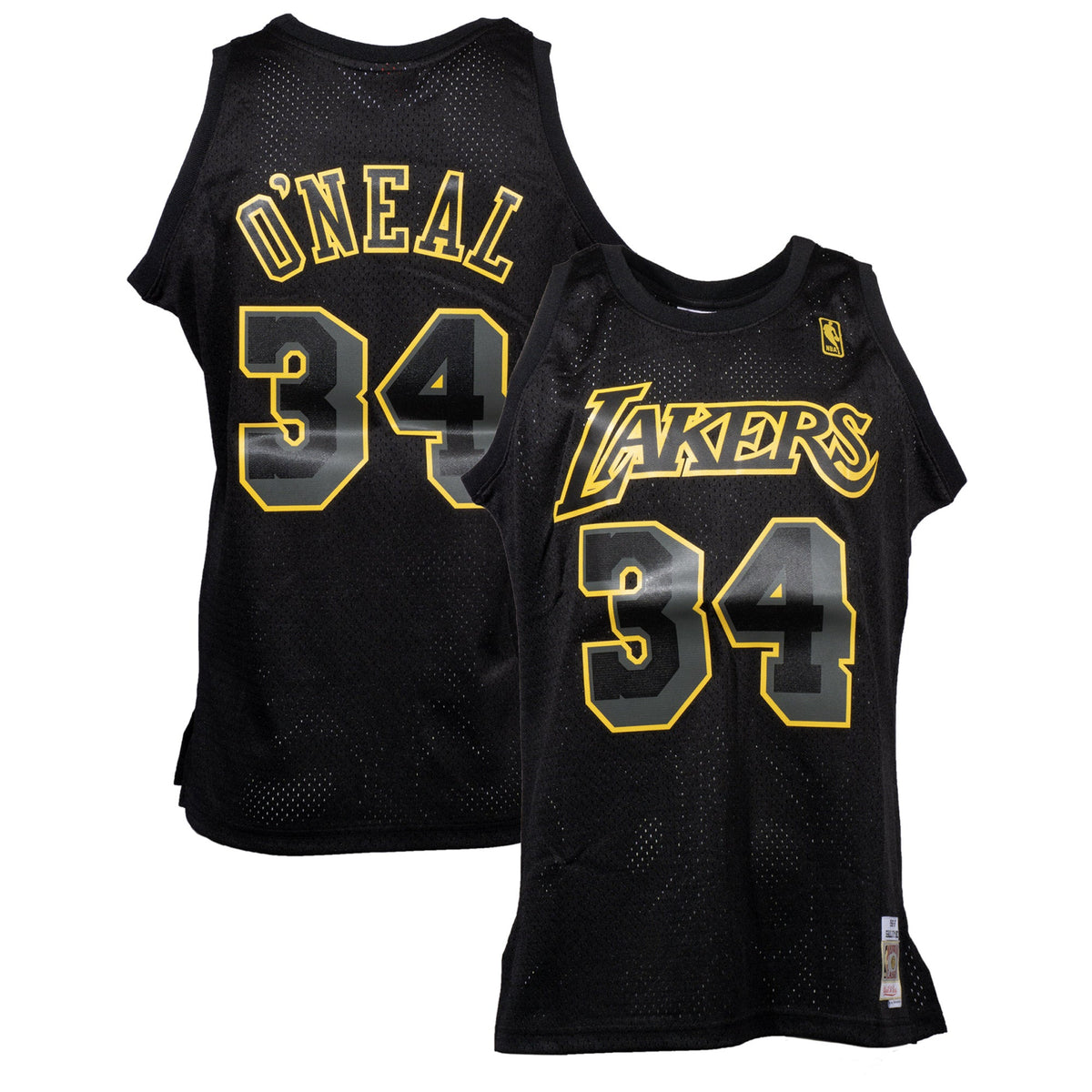 Shaquille O'Neal Los Angeles Lakers NBA Mitchell & Ness Men Black Dynamic Jersey product image 3, provided for visual