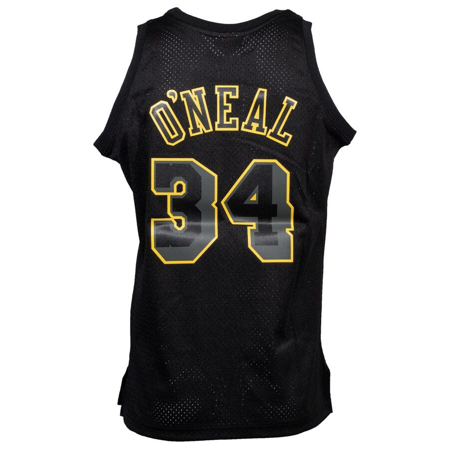 Shaquille O'Neal Los Angeles Lakers NBA Mitchell & Ness Men Black Dynamic Jersey product image 1, provided for visual