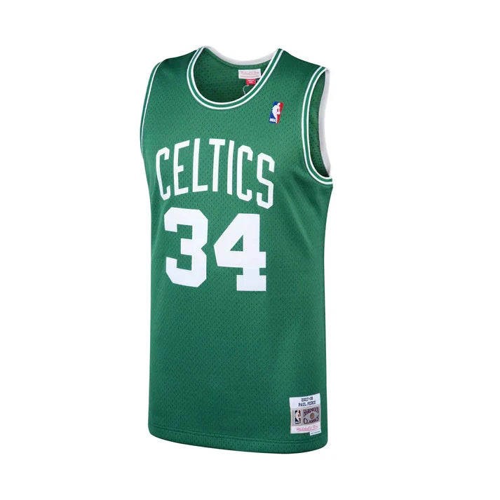 Paul Pierce Boston Celtics NBA Mitchell & Ness Men Green 2007-08 Hardwood Classics Swingman Jersey product image 2, provided