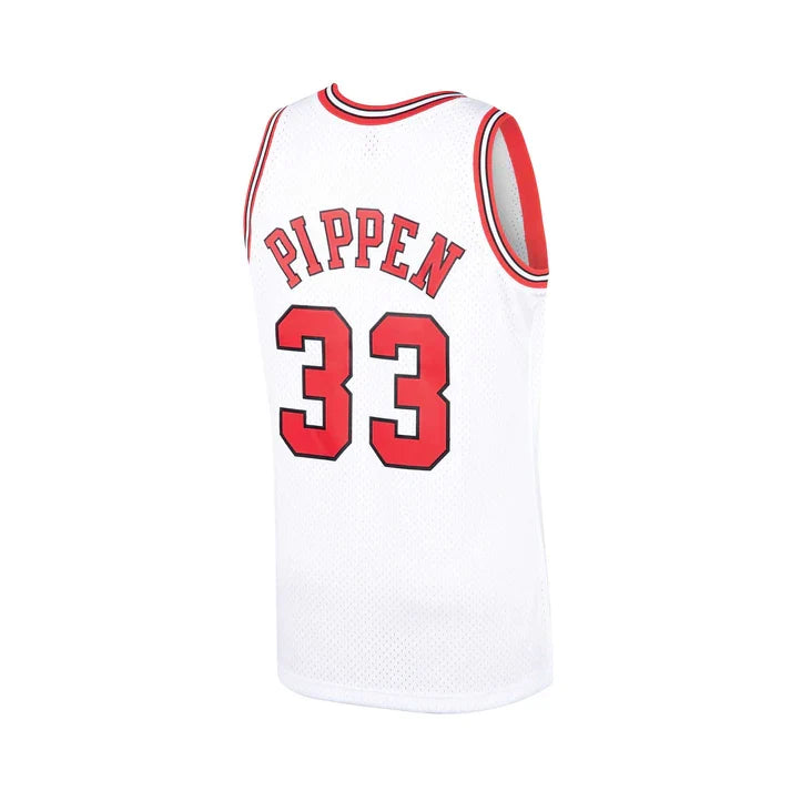 Scottie Pippen Chicago Bulls NBA Mitchell & Ness Men White 1997-98 Hardwood Classics Swingman Jersey product image 3,