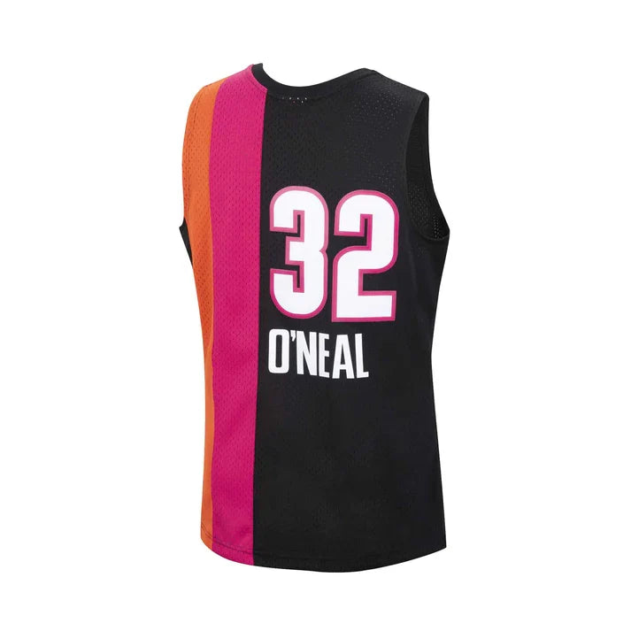 Shaquille O'Neal Miami Heat NBA Mitchell & Ness Men Black 2005-06 Hardwood Classics Swingman Jersey product image 2,