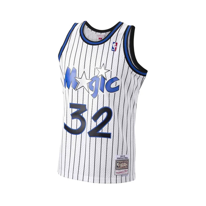 Shaquille O'Neal Orlando Magic NBA Mitchell & Ness Men White 1993-94 Hardwood Classics Swingman Jersey product image 3,