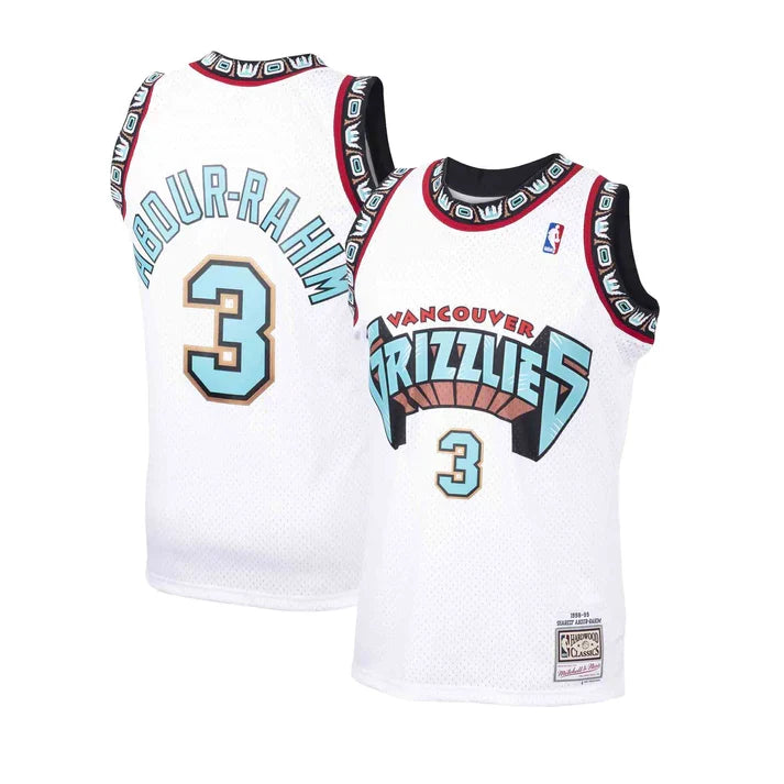 Shareef Abdur-Rahim Vancouver Grizzlies NBA Mitchell & Ness Men White 1998-99 Hardwood Classics Swingman Jersey product