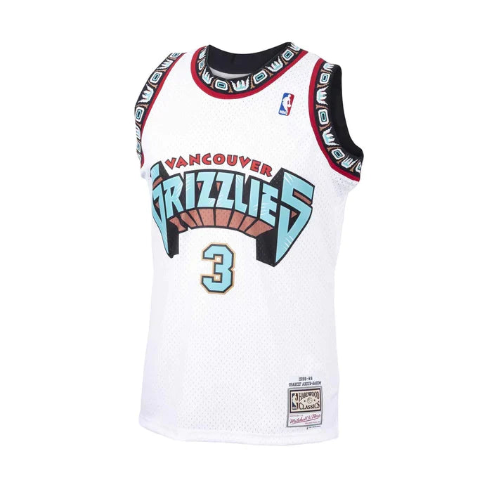 Shareef Abdur-Rahim Vancouver Grizzlies NBA Mitchell & Ness Men White 1998-99 Hardwood Classics Swingman Jersey product