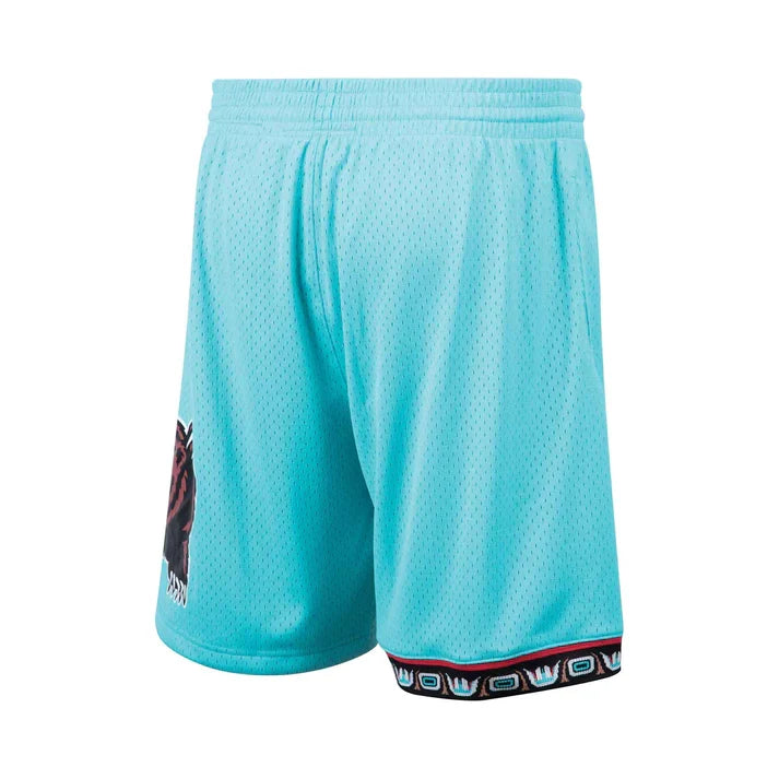 Vancouver Grizzlies NBA Mitchell & Ness Men Teal 1996-97 Hardwood Classics Swingman Shorts product image 3, provided for