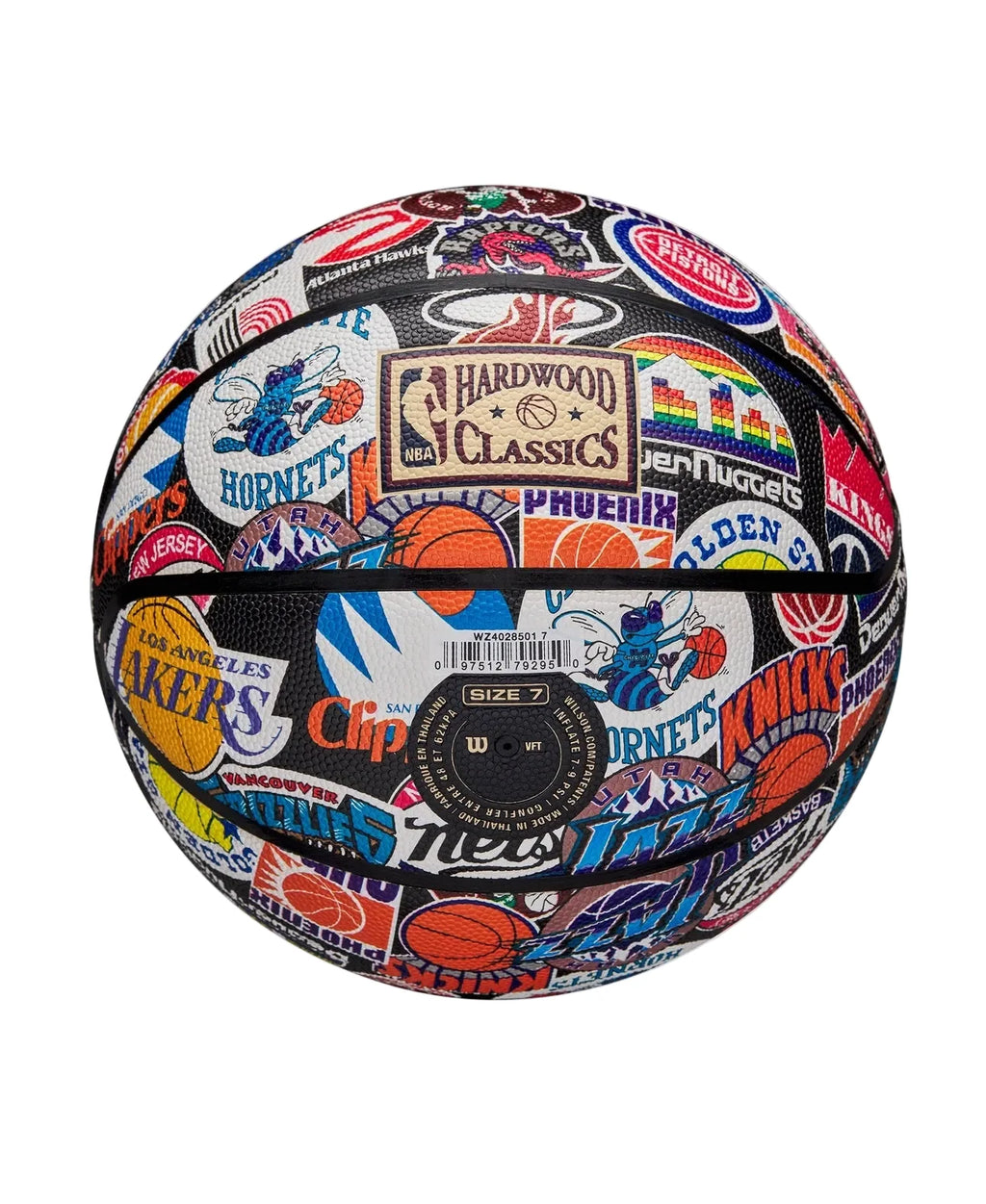 NBA Wilson All Team Retro Hardwood Classics Basketball product image 7, provided for visual reference and product detail
