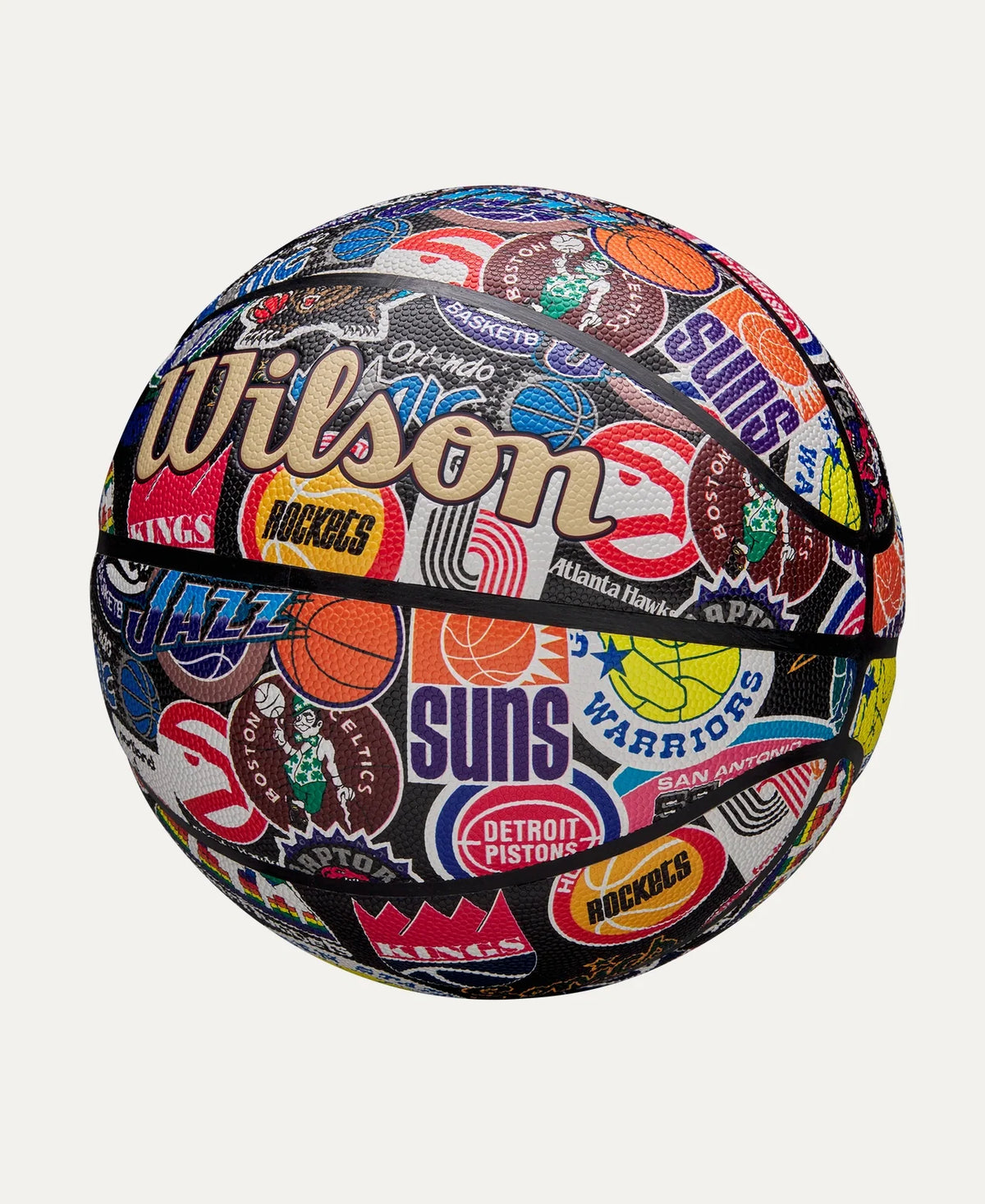 NBA Wilson All Team Retro Hardwood Classics Basketball product image 4, provided for visual reference and product detail