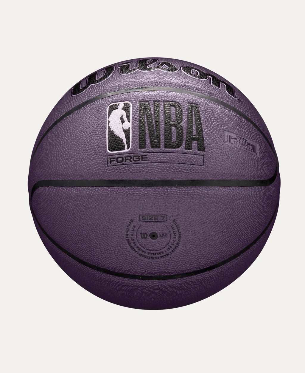 NBA Wilson Forge Purple Indoor/Outdoor Basketball product image 5, provided for visual reference and product detail review