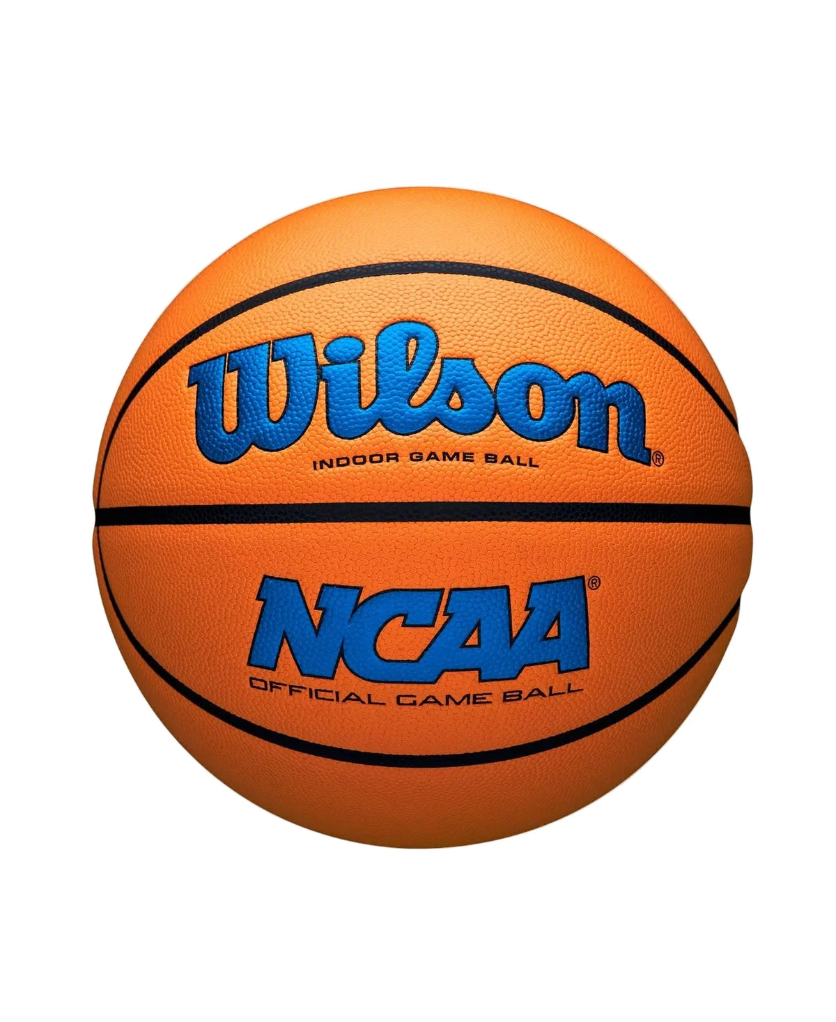 NCAA Wilson Royal/Orange EVO NXT Official Game Basketball product image 1, provided for visual reference and product detail