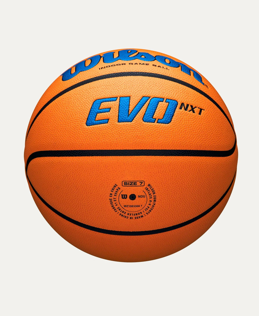 NCAA Wilson Royal/Orange EVO NXT Official Game Basketball product image 5, provided for visual reference and product detail