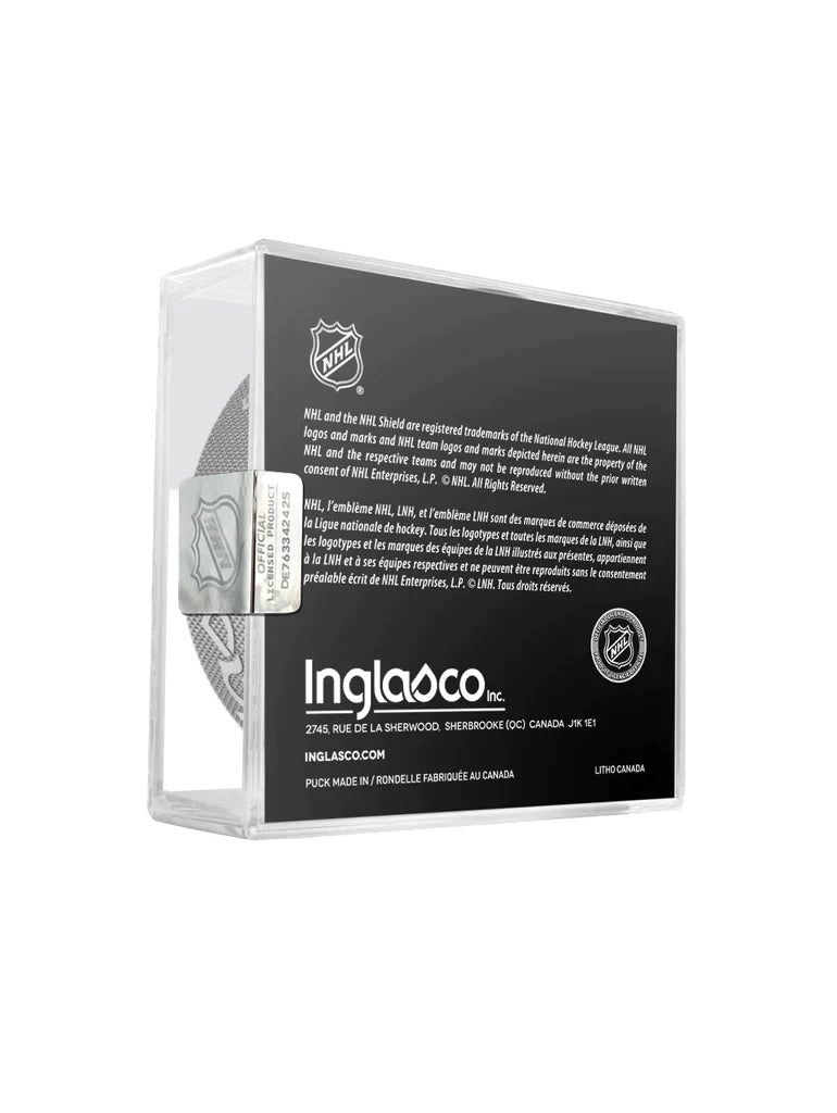 Toronto Maple Leafs NHL Inglasco 2025-26 Officially Licensed Game Hockey Puck product image 6, provided for visual reference