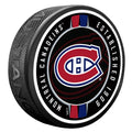 Montreal Canadiens NHL Ribbon Textured Hockey Puck product image 1, provided for visual reference and product detail review