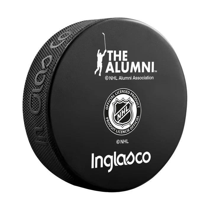 Mats Sundin Toronto Maple Leafs NHL Inglasco Alumni Souvenir Hockey Puck product image 2, provided for visual reference and